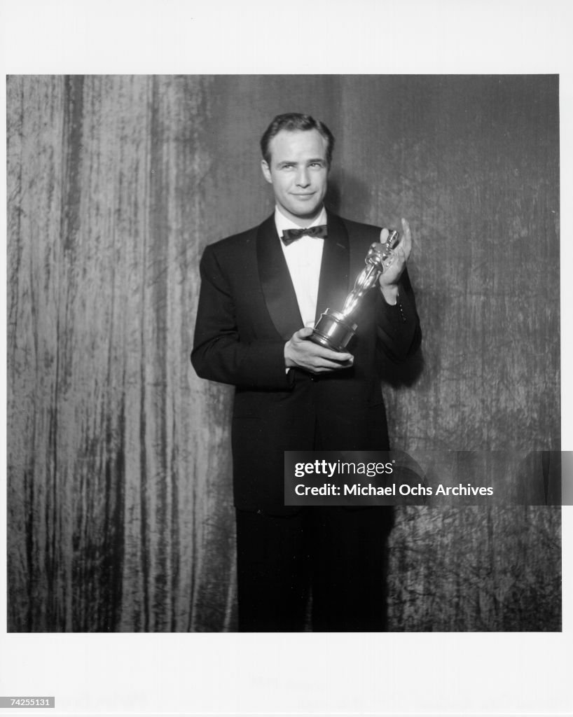 Best Actor Winner With His Oscar