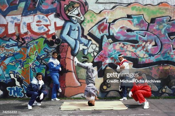 April 1984, New York, Brooklyn, Break-dancers Photo by Michael Ochs Archives/Getty Images
