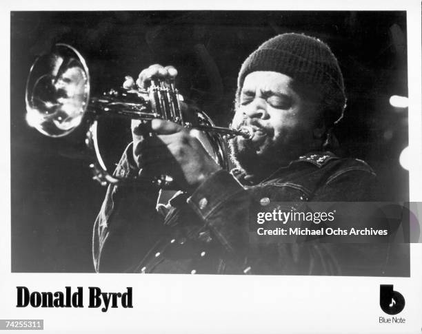 Donald Byrd poses for a Blue Note records publicity shot in the early 1970's.