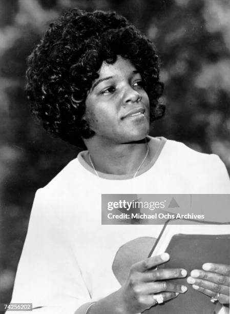 Gospel singer Shirley Caesar poses for a portrait circa 1970.