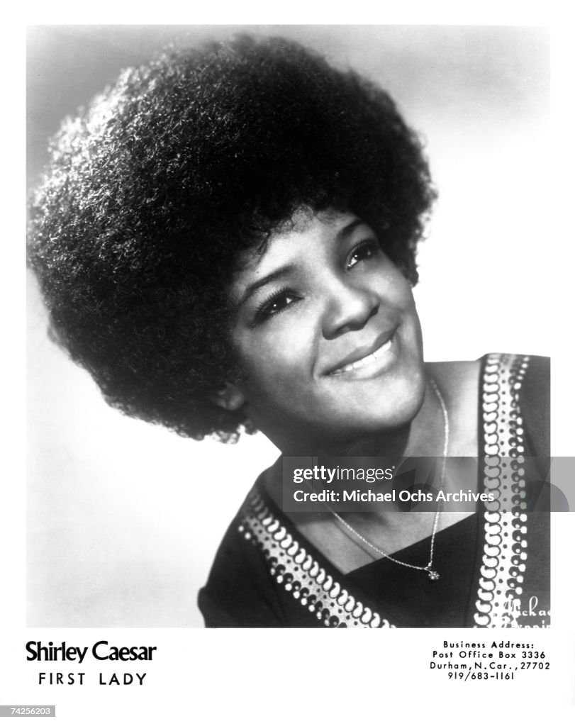 Caesar Singer Gospel singer Shirley Caesar poses for a portrait circa 1970 in... News ...