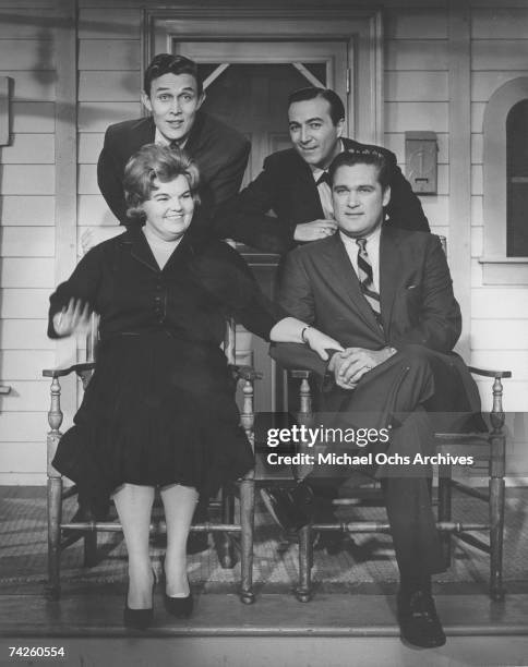 Entertainer and businessman Jimmy Dean , Eileen Farrell, Faron Young , and Charlie Rich on "The Jimmy Dean Show" in 1964.