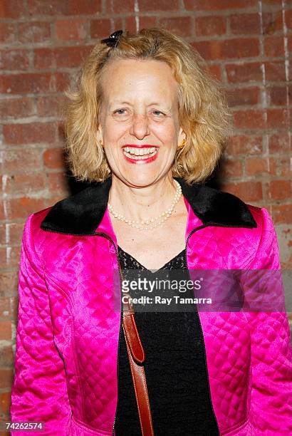 Curator Barbara London attends the Kitchen Spring Gala Benefit at the Puck Building May 23, 2007 in New York City.