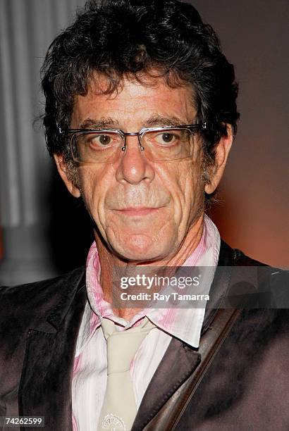 Recording artist Lou Reed attends the Kitchen Spring Gala Benefit at the Puck Building May 23, 2007 in New York City.