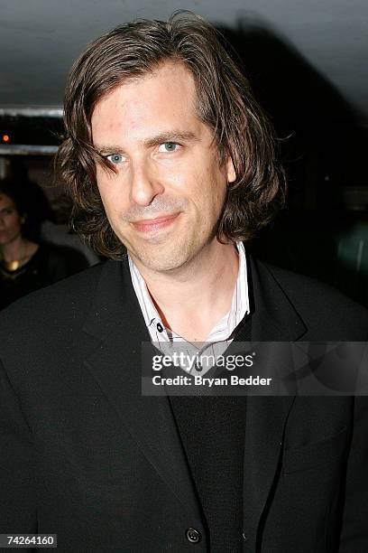 Director Brett Morgen atttends the after party for the private screening of "Chicago 10" at the Beatrice Inn on May 23, 2007 in New York City.