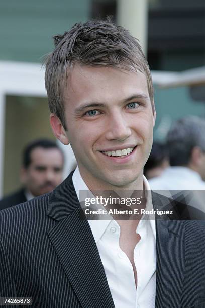 Actor Christopher Shand arrives at the premiere of Picture House's film "Gracie" on May 23, 2007 in Los Angeles, California.