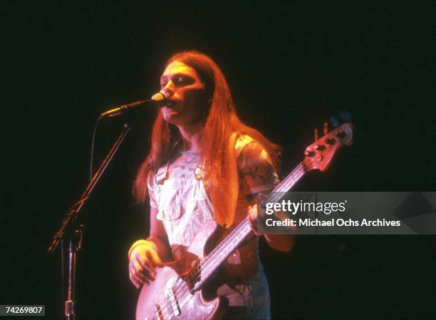 Timothy B. Schmit of the rock band "Eagles" performing in circa 1978.