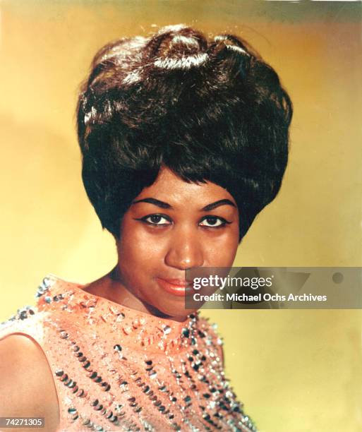 Soul singer Aretha Franklin poses for a portrait in circa 1964.