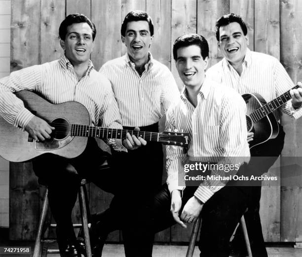 The Four Seasons pose for a portrait circa 1965.