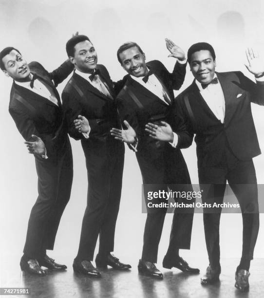 Vocal group 'The Four Tops' pose for a portrait in circa 1965 in New York City, New York. Abdul "Duke" Fakir, Renaldo "Obie" Benson, Levi Stubbs,...