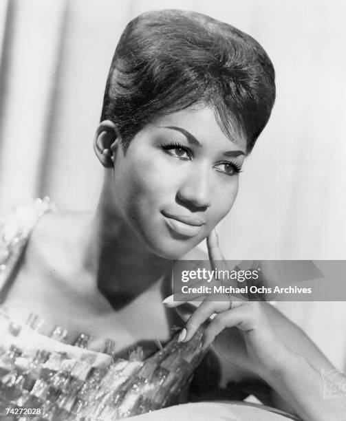 Soul singer Aretha Franklin poses for a portrait in circa 1964.