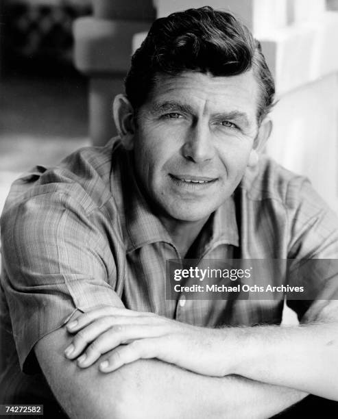 Actor Andy Griffith poses for a portrait circa 1962 in Los Angeles, California.