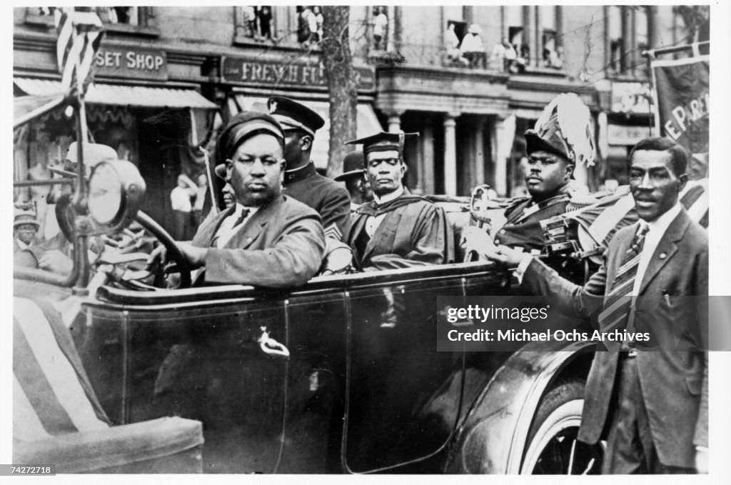 Marcus Garvey In Harlem