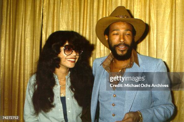 Marvin Gaye With His Wife Marvin Gaye With His Wife