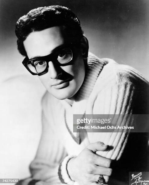 Buddy Holly poses for a portrait circa 1958 in New York City, New York.