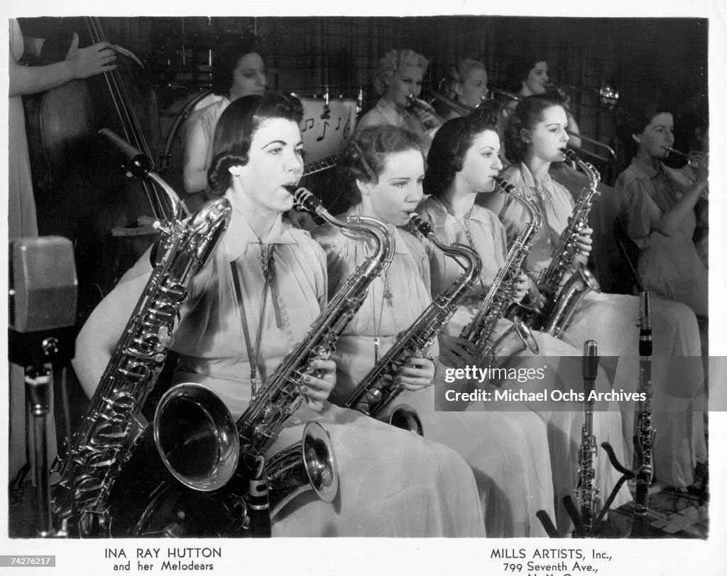 Ina Ray Hutton Color The saxophone section of The Ina Ray Hutton Band known as the... News ...