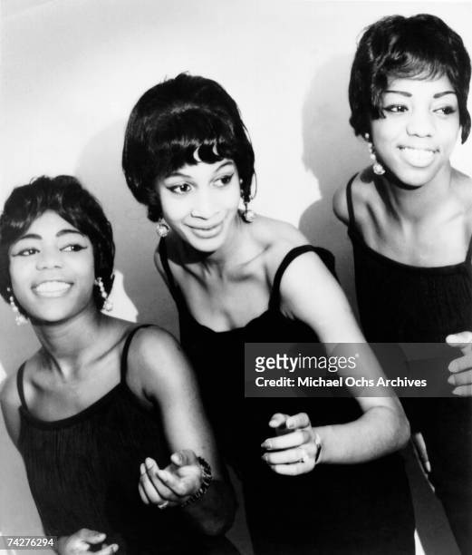 Ike and Tina Turner backup singers and recording artists The Ikettes pose for a portrait circa 1964.