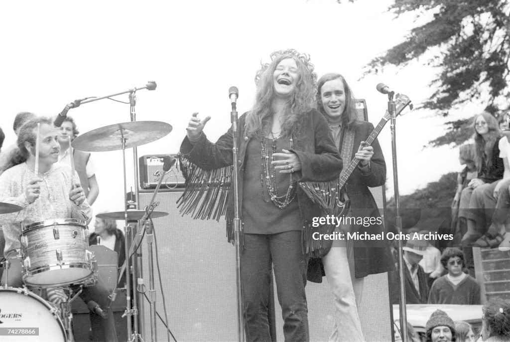 Janis Joplin With Big Brother At Golden Gate Park