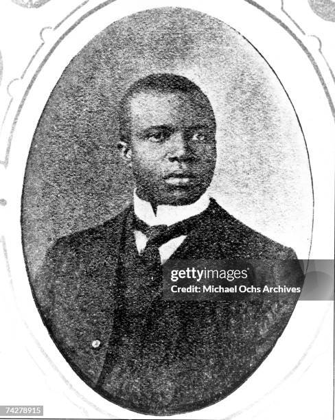 Composer Scott Joplin poses for a portrait circa 1904 in Saint Louis, Missouri.