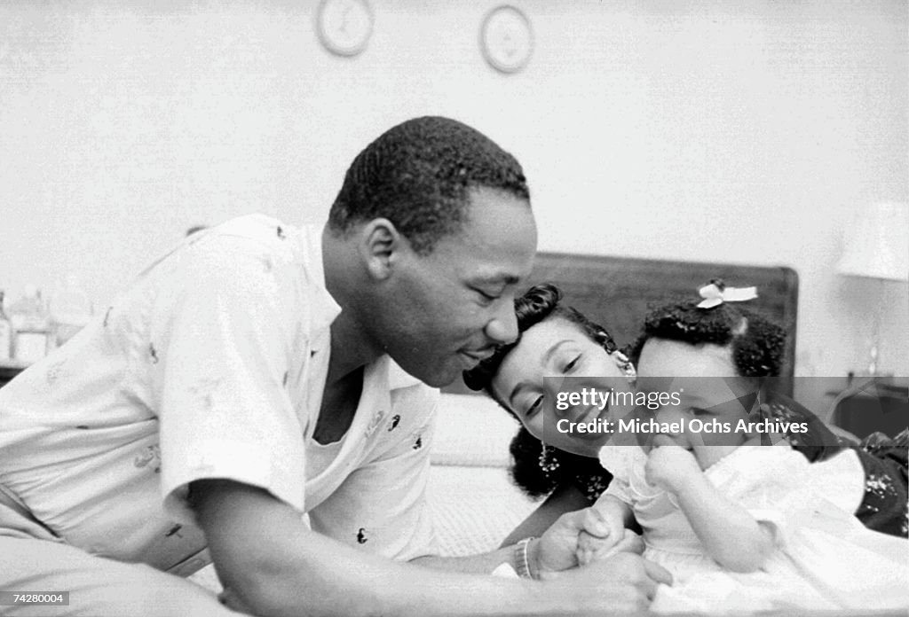 King At Home With His Family