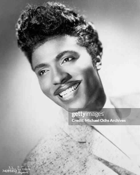 Musician Little Richard poses for a portrait in circa 1956 in Hollywood, California.