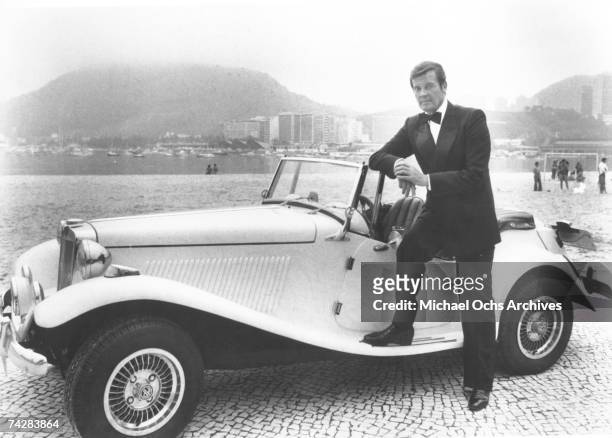 Photo of Roger Moore Photo by Michael Ochs Archives/Getty Images