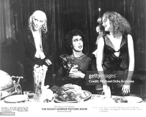 Movie still from the 1975 film 'The Rocky Horror Picture Show released in 1975. (Photo by