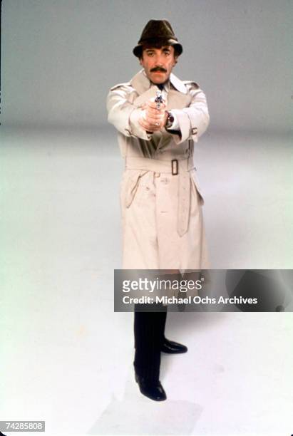 Photo of Peter Sellers as Inspector Clouseau in one of the 'Pink Panther' films. Photo by Michael Ochs Archives/Getty Images