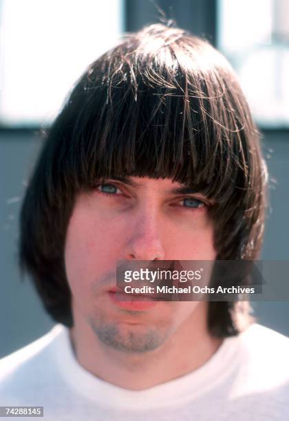 American guitarist Johnny Ramone of punk rock group The Ramones, circa 1978. (Photo by Michael Ochs Archives/Getty Images