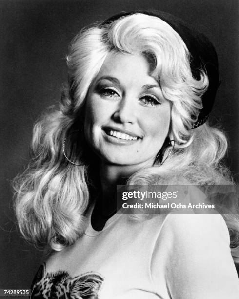 Country singer Dolly Parton, circa 1970.