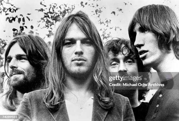 Pink Floyd, pose for a publicity still circa 1973.