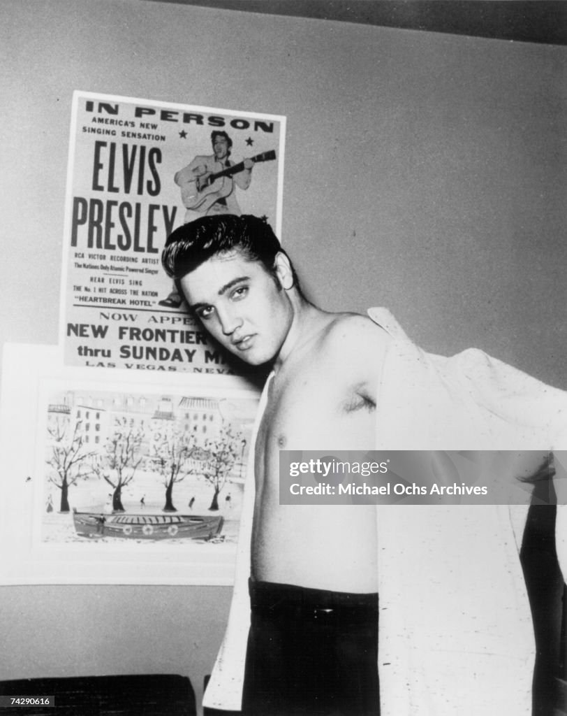 Elvis Presley in Vegas in 1956
