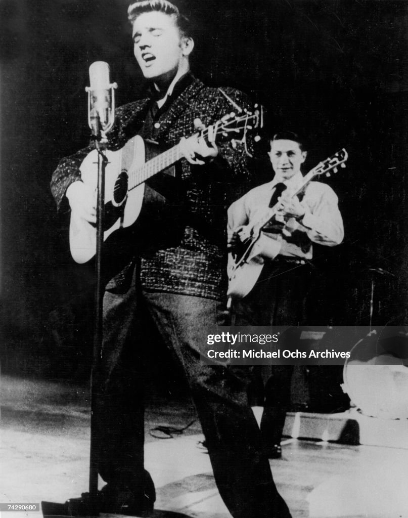 Elvis Presley on the Dorsey Brothers show