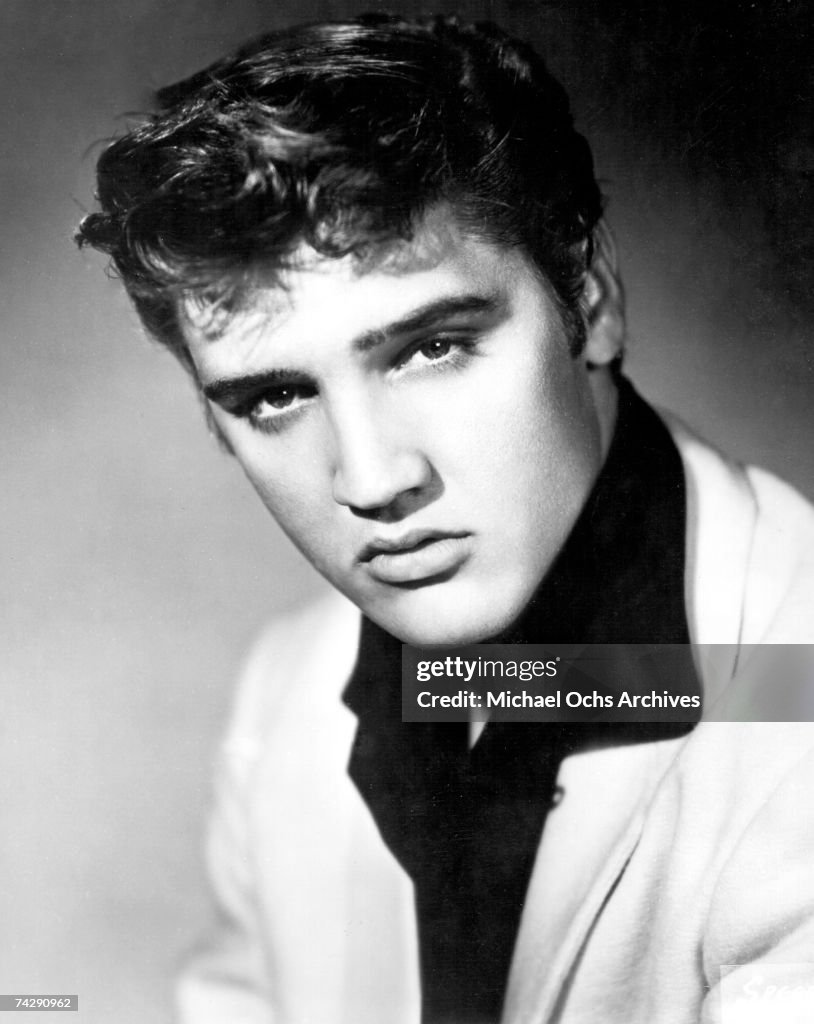 Rock and roll singer Elvis Presley