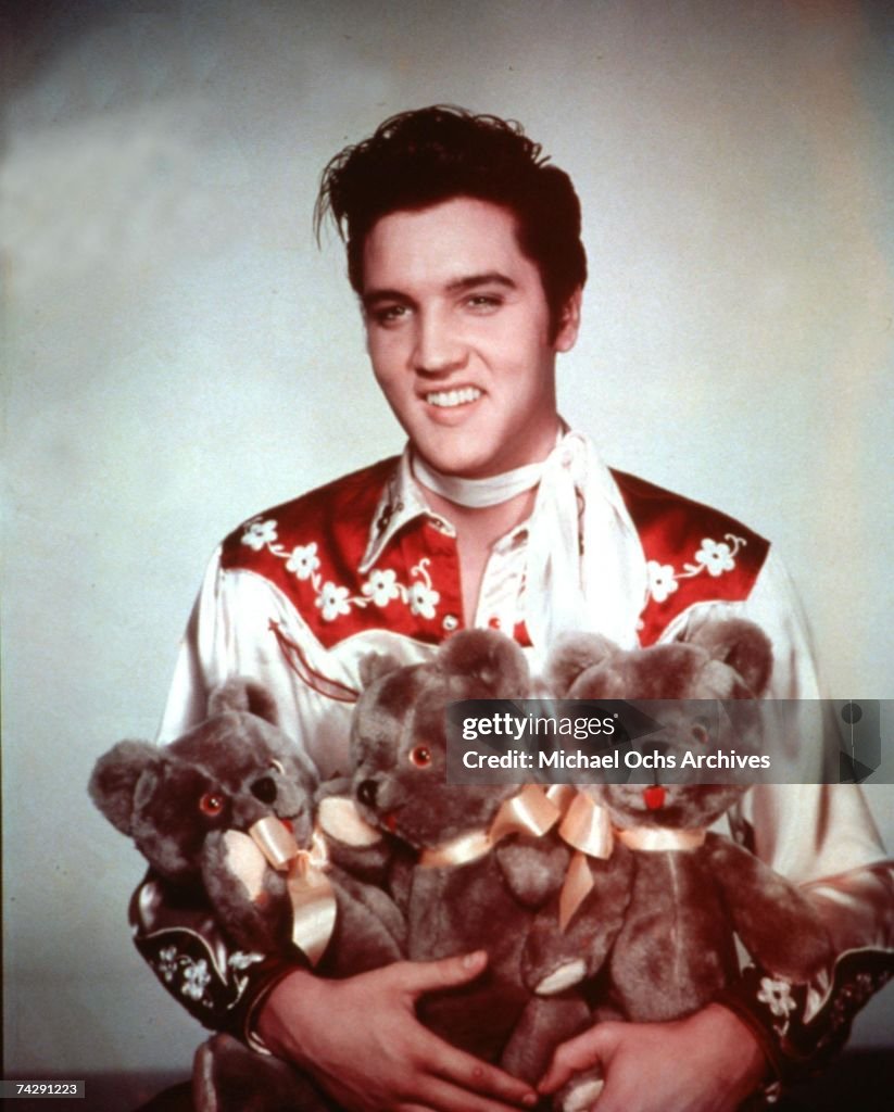 Rock and roll singer Elvis Presley