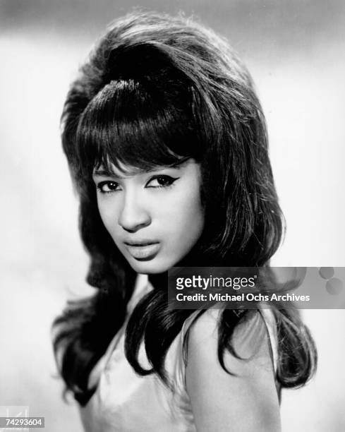 Ronnie Spector of the vocal trio "The Ronettes" pose for a portrait circa 1964.