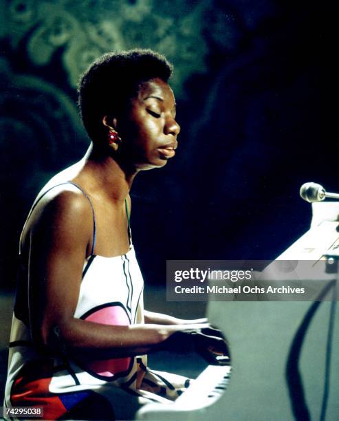 Photo of Nina Simone Photo by Michael Ochs Archives/Getty Images