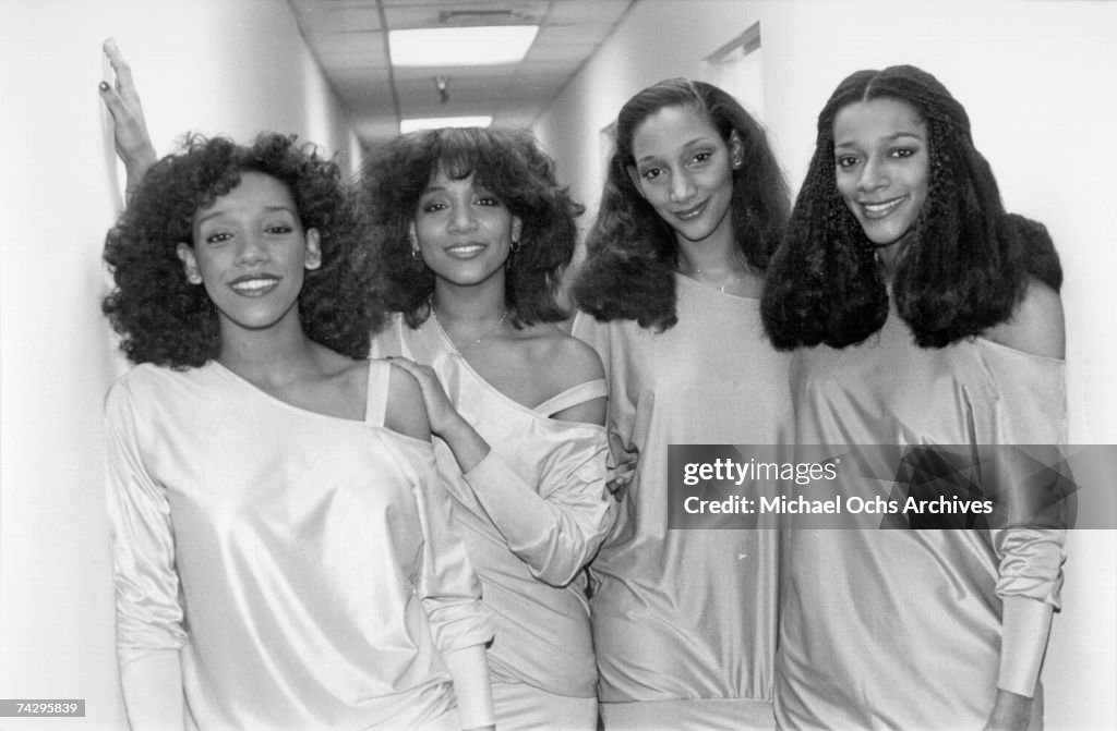 Kathy Sledge, Joni Sledge, Debbie Sledge and Kim Sledge of the vocal