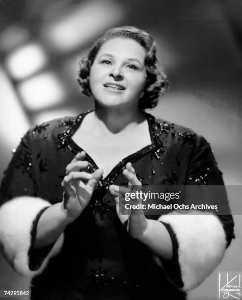 Photo of Kate Smith Photo by Michael Ochs Archives/Getty Images