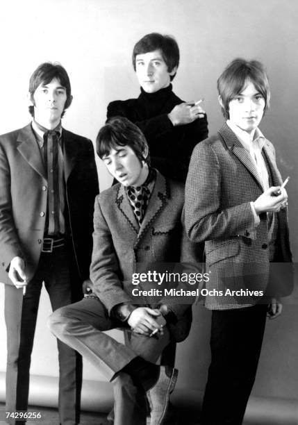 The British rock group "The Small Faces" poses for a portrait in 1967. Ian McLagan, Ronnie Lane, Kenney Jones, Steve Marriott.