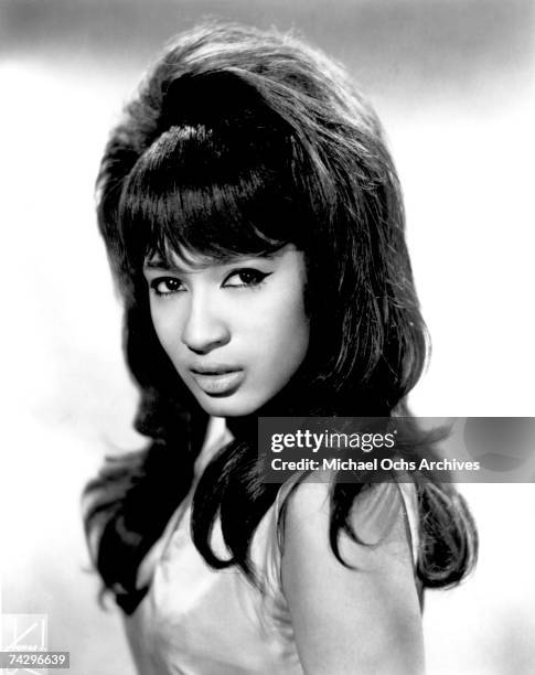 Ronnie Spector of the vocal trio "The Ronettes" pose for a portrait circa 1964.