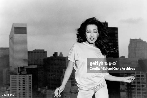 Singer Ronnie Spector poses for a record company handout circa 1977.