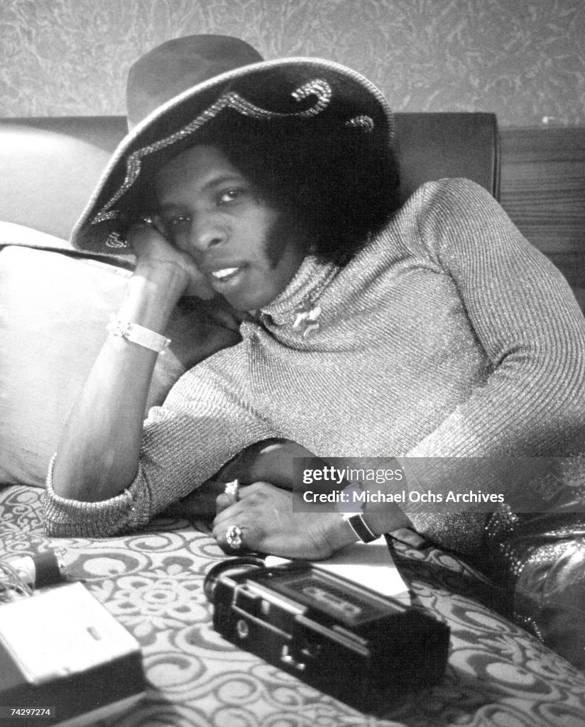 Sly Stone Portrait With A Hat On