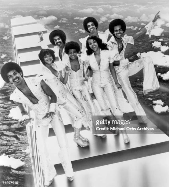 And B group The Sylvers Pose for a portrait in 1977 in Los Angeles, California.