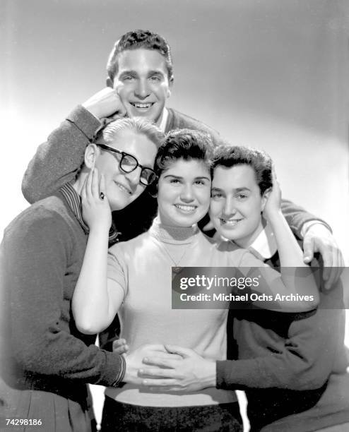 The Linc-Tones aka The Tokens pose for a portrait circa 1956 in New York City, New York.