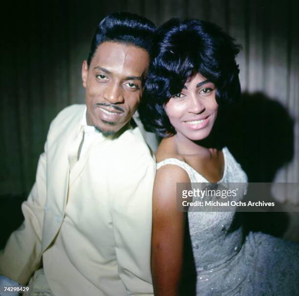 Husband-and-wife R&B duo Ike & Tina Turner pose for a portrait in circa 1963.