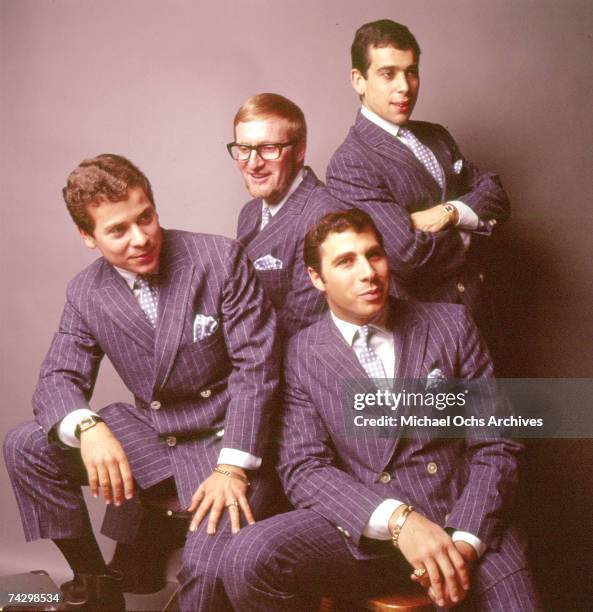 Doo-Wop group The Tokens pose for a portrait circa 1966 in New York City, New York