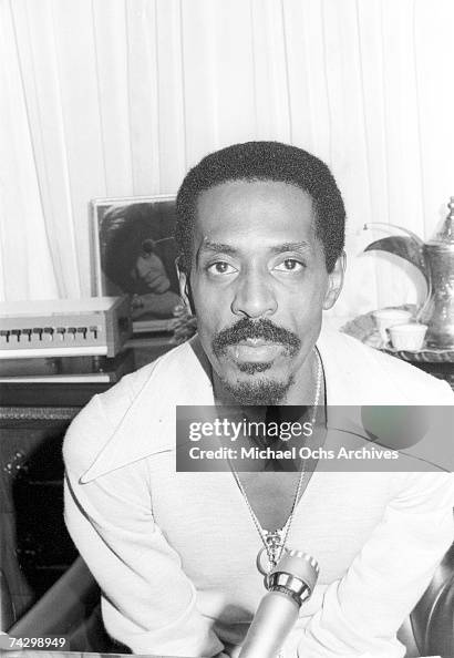 Rock and roll musician Ike Turner poses for a portrait in circa 1973 ...