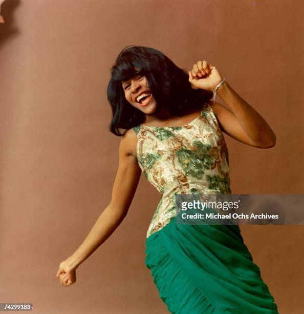 Tina Turner of the husband-and-wife R&B duo Ike & Tina Turner poses for a portrait in 1964 in Dallas, Texas.