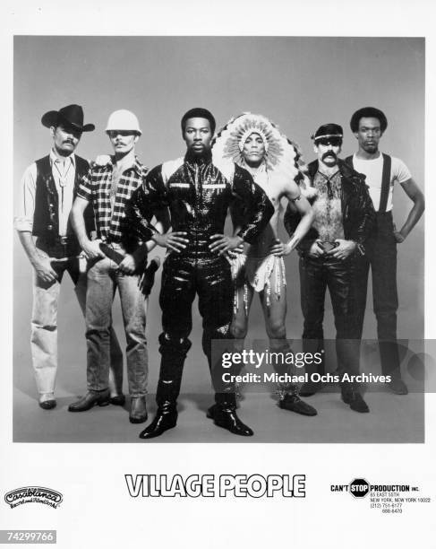 The Village People pose for a Casablanca Records publicity shot in 1978